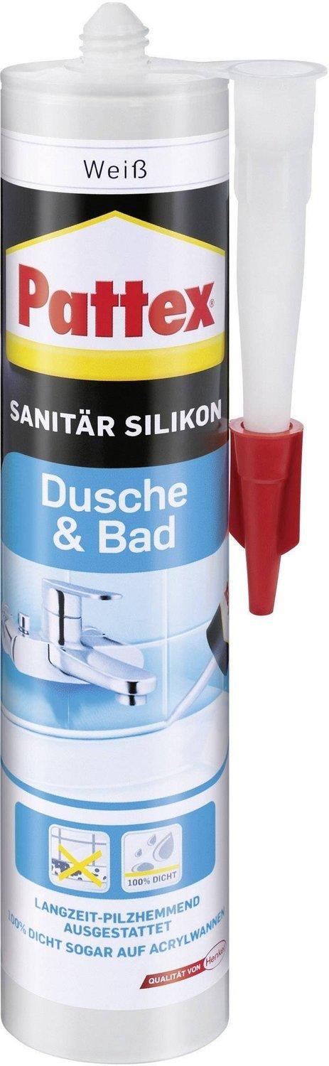 Pattex Dusche & Bad Sanitär Silikon, weiss, 300ml Test TOP Angebote ab  12,68 € (Juni 2023)