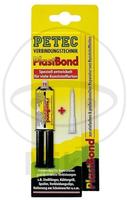 Petec Kunststoff-Klebstoff PLASTBOND, Kunststoffreparatur schwarz 98325