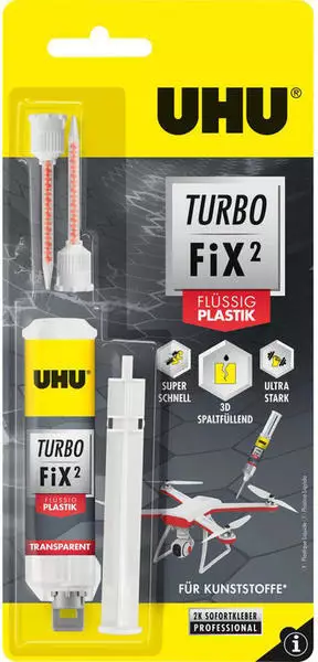 UHU Turbo Fix Liquid Plastic - 6 x 10 g