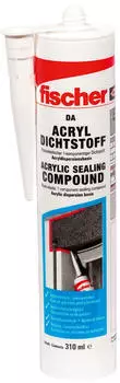 Fischer Acryldichtstoff DA 310 ml grau