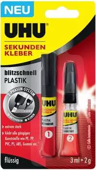 UHU Plastik 3 ml + 2 g