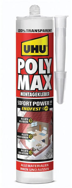 UHU Poly Max 10 Sek Sofort Power 47235 300g