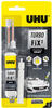 UHU 2-Komponentenkleber Turbo Fix² Kraft, 10g, 2-K-Cyanacrylat,...
