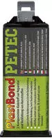 Petec Kunststoff-Klebstoff PLASTBOND, Kunststoffreparatur schwarz 98350