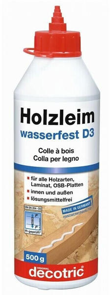 Decotric decocoll Holzleim D3 wasserfest 500 g
