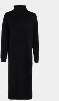Tommy Hilfiger Wool Cashmere Relaxed Midi Jumper Dress (WW0WW39925) black