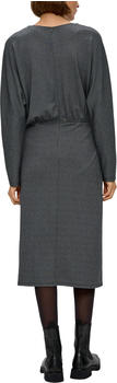 S.Oliver Midikleid aus Viskosestretch (2136549) grau