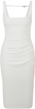 Hugo Boss Kleid mit eckigem Ausschnitt und gerafften Details (50511458) weiß