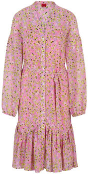Hugo Boss Kleid mit Blumen-Print und weiten Ärmeln (50509165) rosa