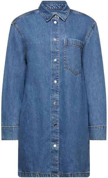 Esprit Jeans-Hemdblusenkleid in Minilänge (024EE1E340) blue medium washed