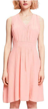 Esprit A-Linien-Kleid mit gesmokter Taille (023EE1E355) pink