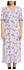 Esprit Midikleid mit V-Ausschnitt und Print (024EE1E344) lavender