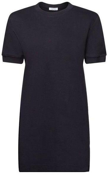 Esprit T-Shirt-Kleid aus Baumwolle mit Schulterpolster (034EE1E311) black