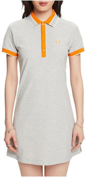 Esprit T-Shirt-Minikleid im Polo-Design (024EE1E348) light grey