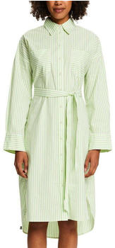 Esprit Popeline-Hemdblusenkleid im Streifenlook (034EE1E316) green