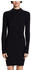 Esprit Minikleid aus Rippstrick mit Stehkragen (113EO1E307) black