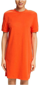 Esprit T-Shirt-Kleid aus Baumwolle mit Schulterpolster (034EE1E311) bright orange
