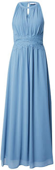 Vila Pleated Halter Neck Maxi Dress (14052647) coronet blue/detail elastic
