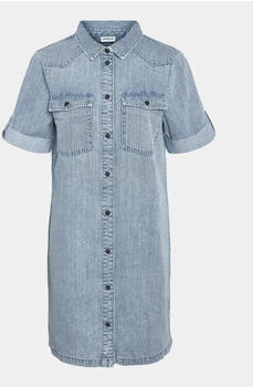 Noisy May New Signe S/S Denim Dress (27030041) light blue denim Noisy May New Signe S/S Denim Dress (27030041) light blue denim