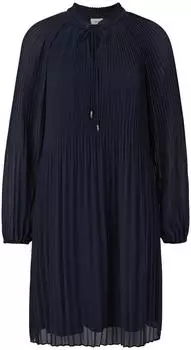 S.Oliver Plissiertes Kleid aus Chiffon (2142612) blau