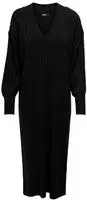 ONLY Strickkleid "ONLNEW TESSA L/S MIDI V DRESS" mit tiefem V-Ausschnitt mit...
