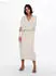 Only New Tessa Long Sleeve Midi Dress (15236372) pumice stone/detail with melange