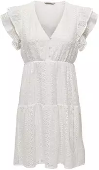 Only Helena Sleeveless Midi Dress (15303058) cloud dancer