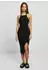 Urban Classics Ladies Midi Rib Knit Crossed Back Dress (TB6021) black