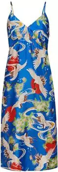 Superdry Vintage Midi Slip Dress (W8011038A) crane sky blue