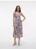 Vero Moda Menny Sl Smock Calf Sleveless Long Dress (10282481) silver lining/aop hayda