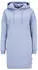 Urban Classics Ladies Organic Oversized Terry Hoody Dress (TB4094) viola blue