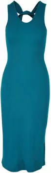 Urban Classics Ladies Midi Sleeveless Rib Dress (TB4782) water green