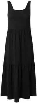 Urban Classics Ladies 7/8 Length Valance Summer Dress (TB4784) black