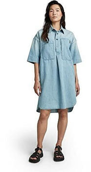 G-Star Denim Long Sleeve Dress (D22987-D303) blau