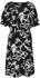 S.Oliver Midkleid mit All-over-Print und Flügelärmel (2141853) schwarz