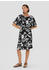 S.Oliver Midkleid mit All-over-Print und Flügelärmel (2141853) schwarz