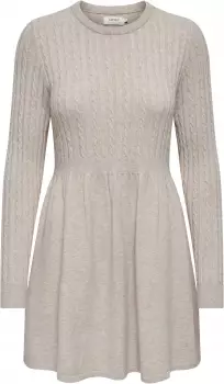 Only Onlfia Ls Cable Dress Knt Noos (15306551) weathered teak