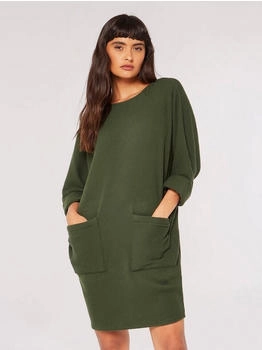 Apricot Strickkleid Cocoon Dress grün M