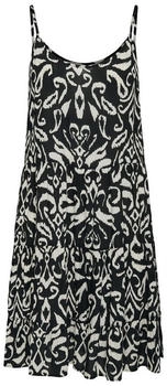 Only Kleid 'ONLMaj' schwarz weiß