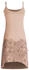 Vishes Sommer-Kleid Spagettiträger-Kleid beige