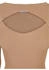Urban Classics Ladies Cut Out Casual Dress unionbeige