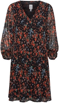 ICHI Sommerkleid blau grün orange schwarz