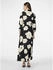 Y.A.S Savanna Langarmkleid schwarz aop mille 26022663