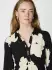 Y.A.S Savanna Langarmkleid schwarz aop mille 26022663
