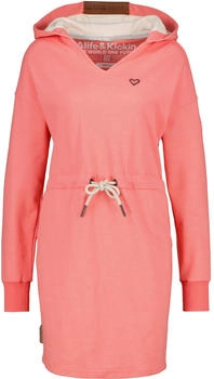 Alife & Kickin Kleid 'ScarlaAK A' creme braun pastellrot