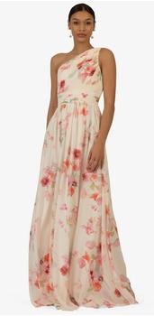 Kraimod Abendkleid großen Blüten weiß multicolor
