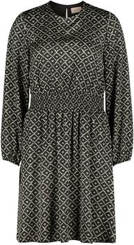 Cartoon Kleid kurz khaki schwarz Polyester