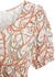 Lascana Kleid creme grün dunkelorange