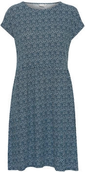 ICHI Kleid 'Lisa' nachtblau weiß