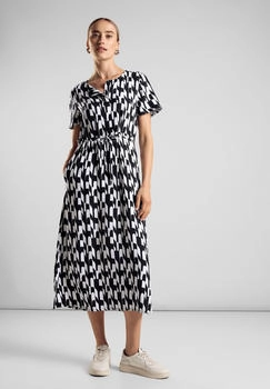 Street One Midi-Kleid A144127 schwarz